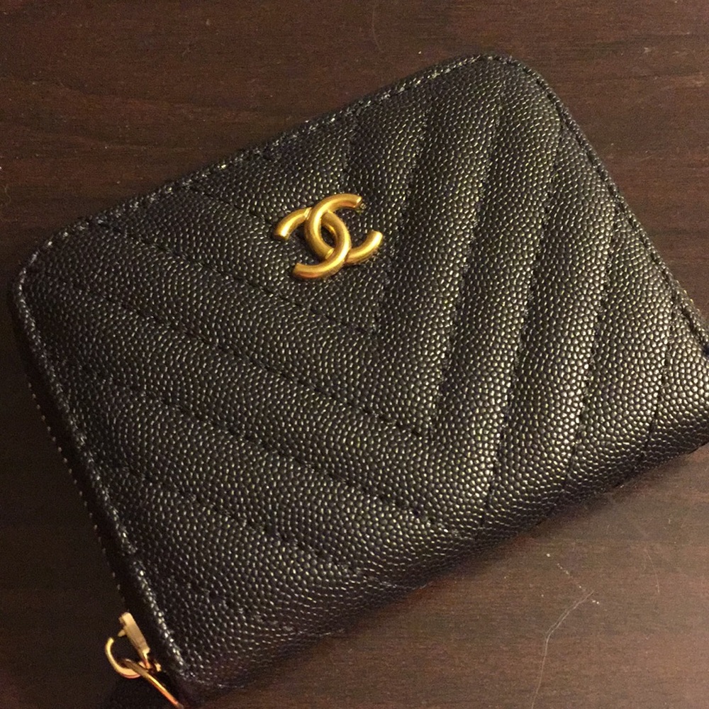 black coin purse